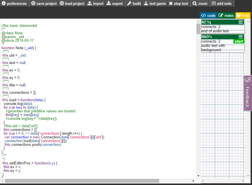 editor for text games